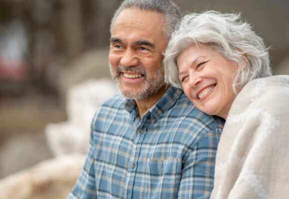 Image of a happy, retired couple