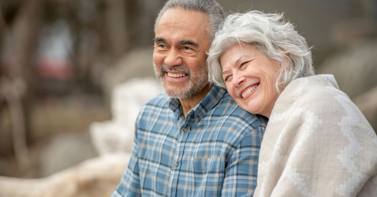 Image of a happy, retired couple