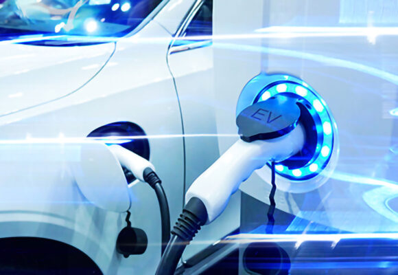 Image of an electric vehicle charging port