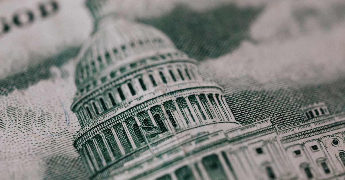 Image of the U.S. Congress building from currency