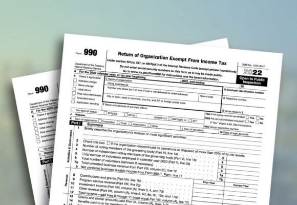 Image of the IRS Form 990 document