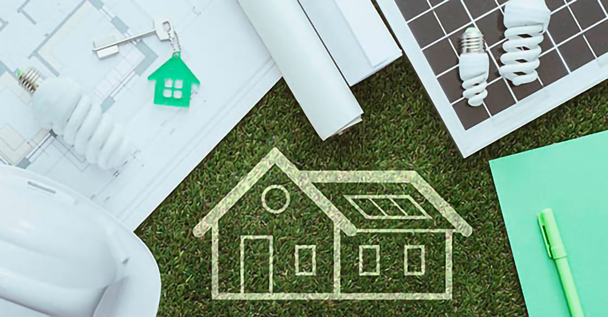 Image of energy efficient home blueprints