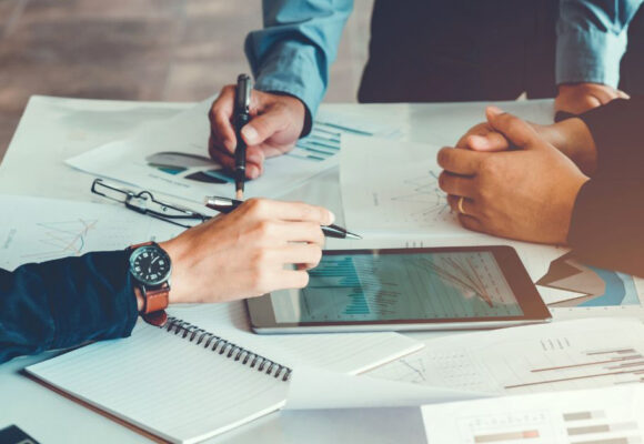 Image of a team making strategic decisions