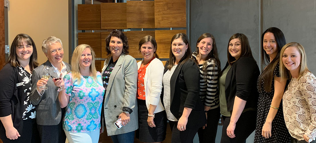 Group photo of women leaders from Jones & Roth with guests at the 2019 Inspire event